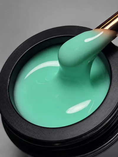 Gel Autonivelant Everin Candy Ombre 15gr - 02 - Gel Mint Aqua pentru Unghii