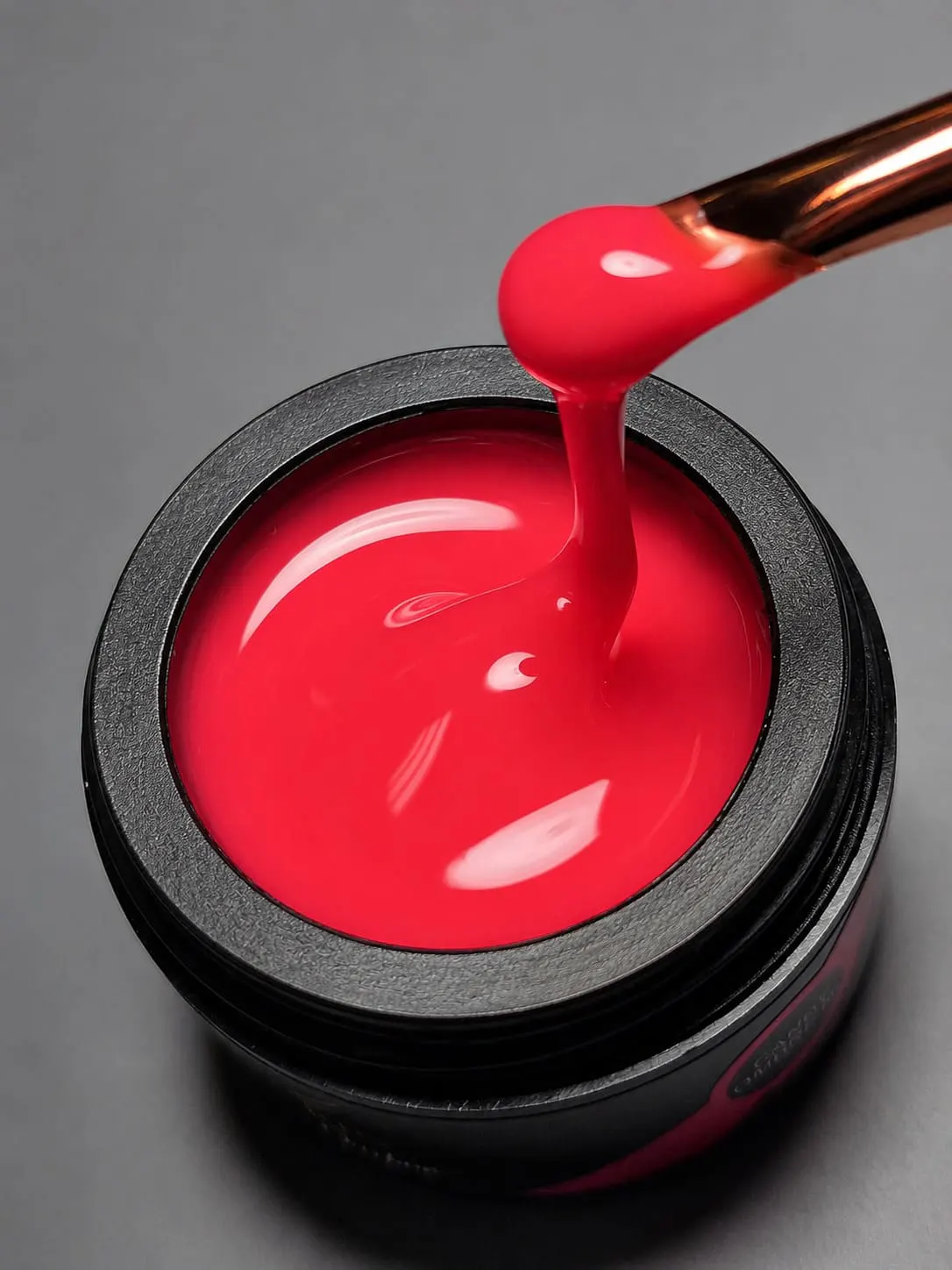 Gel Autonivelant Everin Candy Ombre 15gr - 06 - Gel Coral Neon pentru Unghii