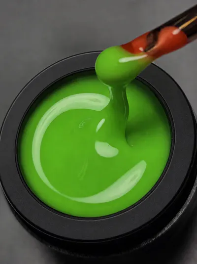 Gel Autonivelant Everin Candy Ombre 15gr - 16 - Gel Verde Neon Lime