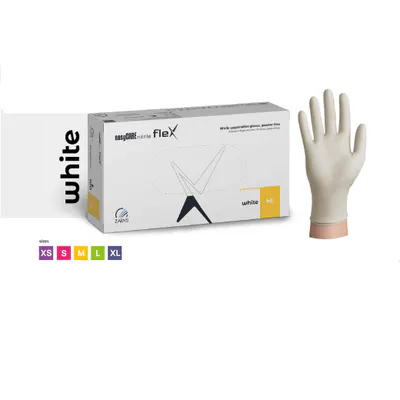 Mănuși Nitril Nepudrate EasyCare 100 Buc Mărime L Alb - Everin