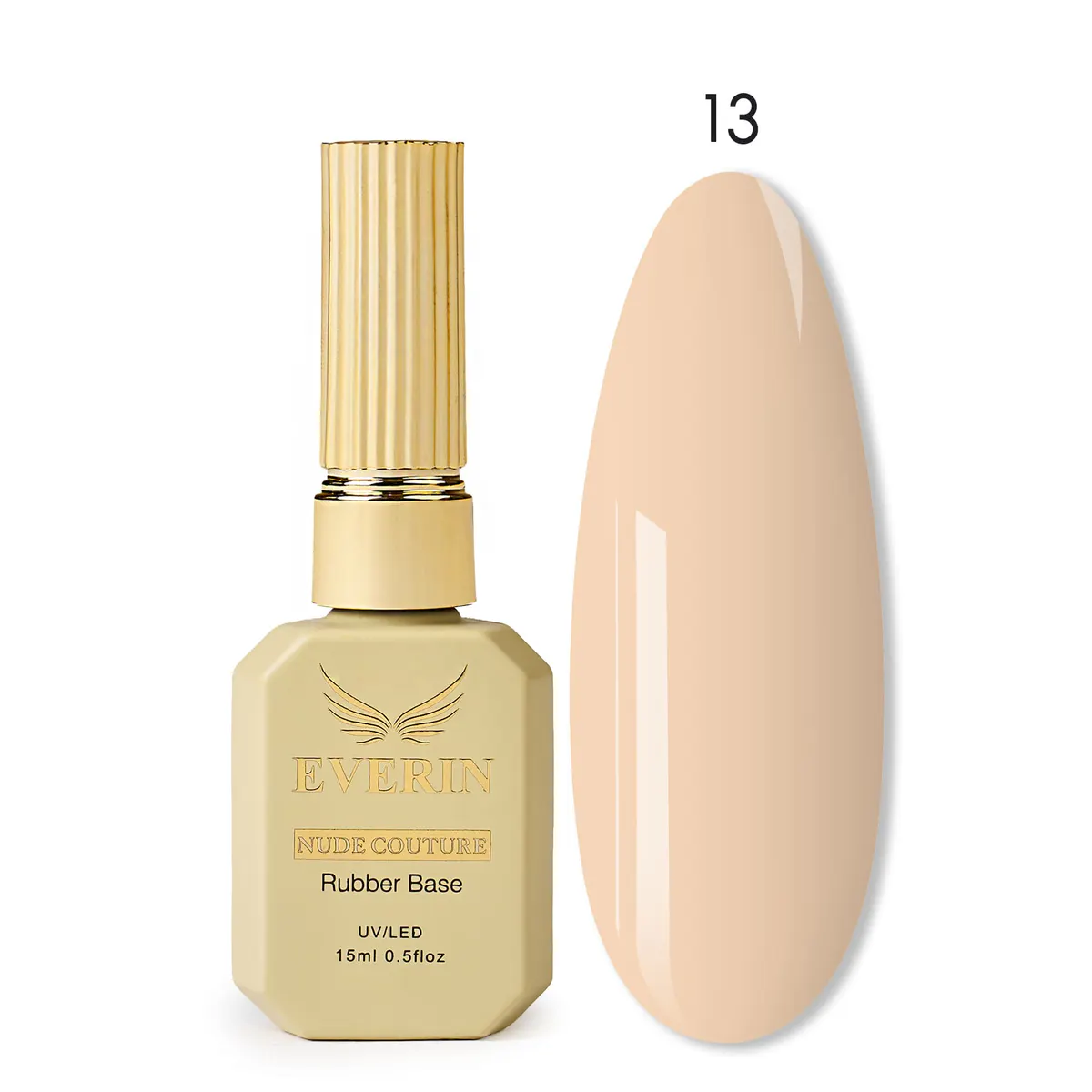 Rubber Base Everin Nude Couture 13 - Bază Rubber Nude Beige HEMA & TPO Free