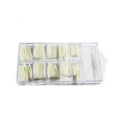 Tipsuri 100buc. Forma clasic culoare natur
