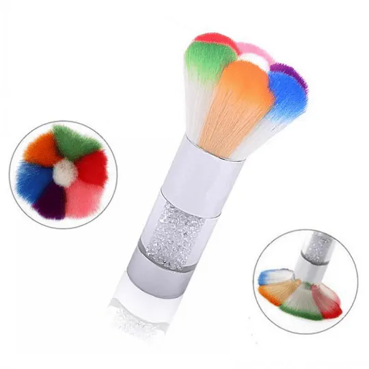 Pămătuf mare rainbow argintiu - pu-m5