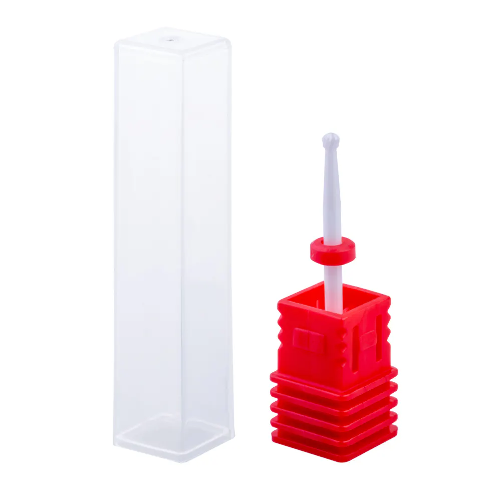 Capăt de freză ceramic pentru cuticulă roșu 29f