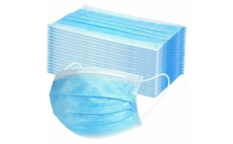 Mască chirurgicală 3 pliuri set 50 bucăți