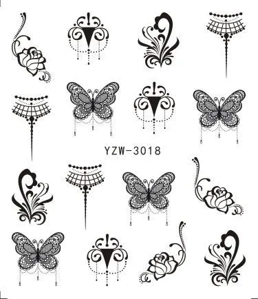 Tatuaj decor unghii YZW-3018