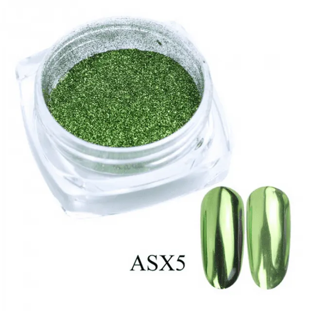 Pigment efect oglindă light green hq asx5