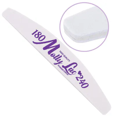 Pilă unghii semilună molly lac hq premium edition 180/240