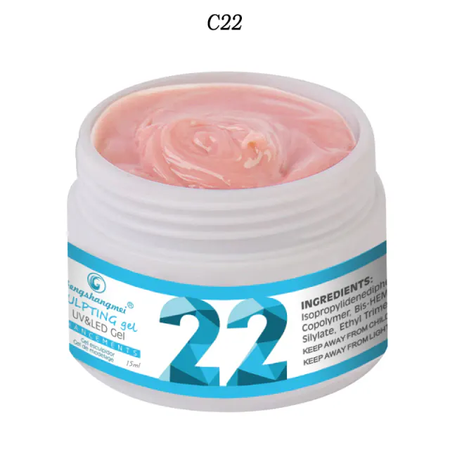 Gel UV Construcție FSM Nr. 22 50ml | Roz Nude Natural Neutru | fsm-romania.ro