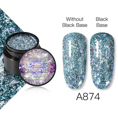 Starry rainbow color gel a874