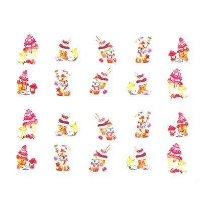 Sticker decor unghii BN820 - BN1694