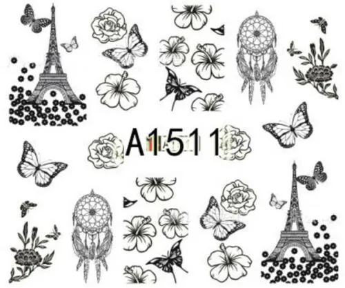 Tatuaj decor unghii A1511 - A1508