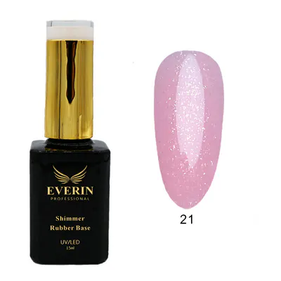 Shimmer Rubber Base Everin 15ml - 21