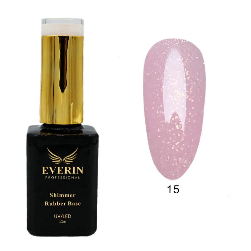 Shimmer Rubber Base Everin 15ml - 15