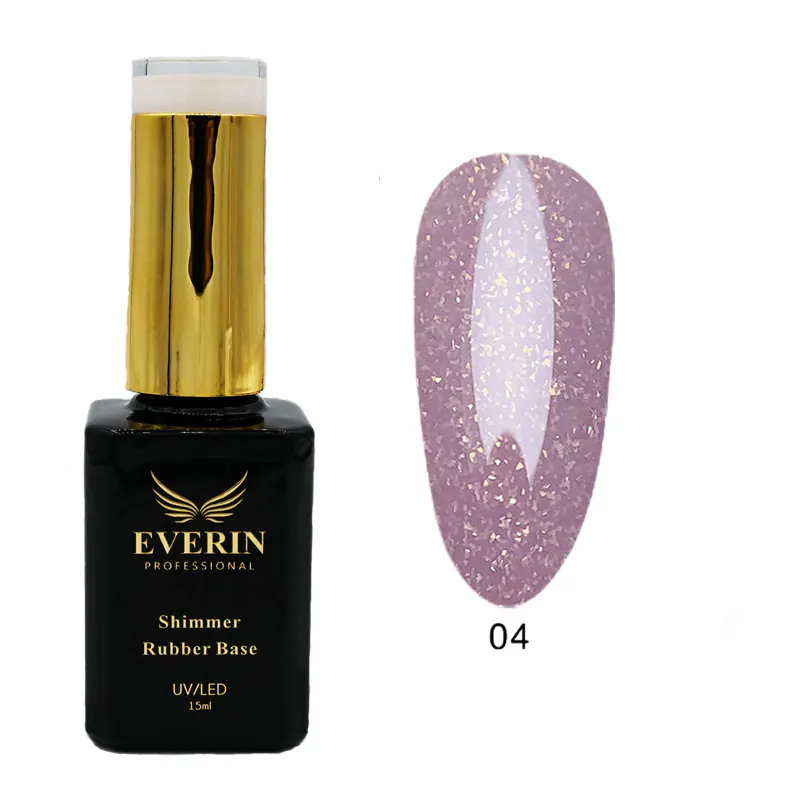Shimmer Rubber Base Everin 15ml - 04