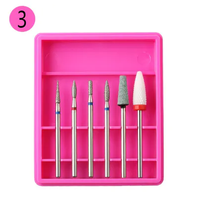Set 6 capete de freză pink r3