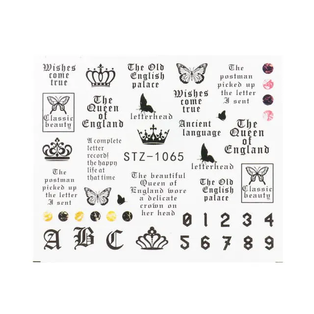 Tatuaj decor unghii STZ-1065