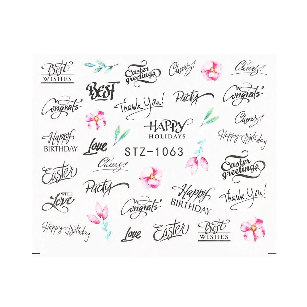 Tatuaj decor unghii STZ-1063
