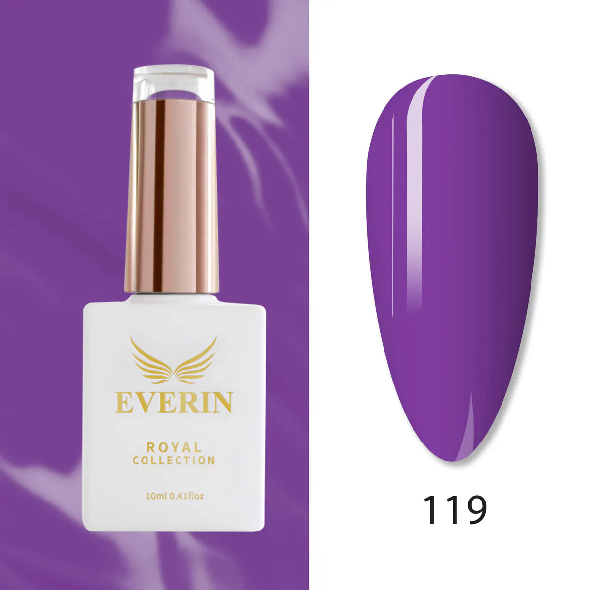 Ojă semipermanentă Everin - Royal Collection 10ml - 119
