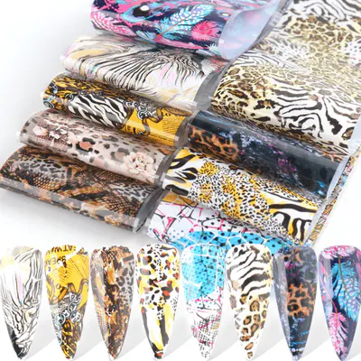 Set 10 folii de transfer 20x4cm. FT-SD63
