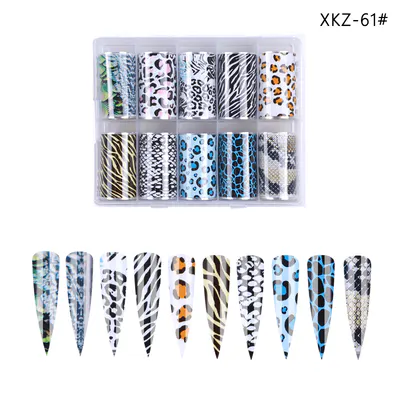 Set 10 folii de transfer 100x4cm. XKZ-61