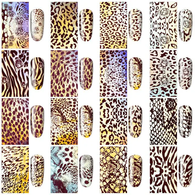 Set 16 folii de transfer 20x4cm. FT-16PR