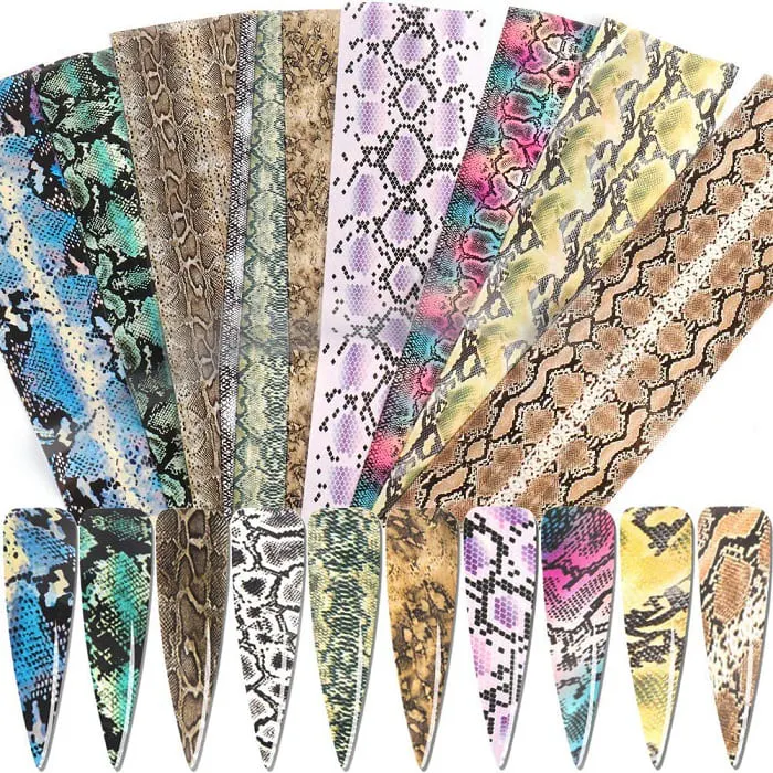 Set 10 folii de transfer 100x4cm. SNK-54