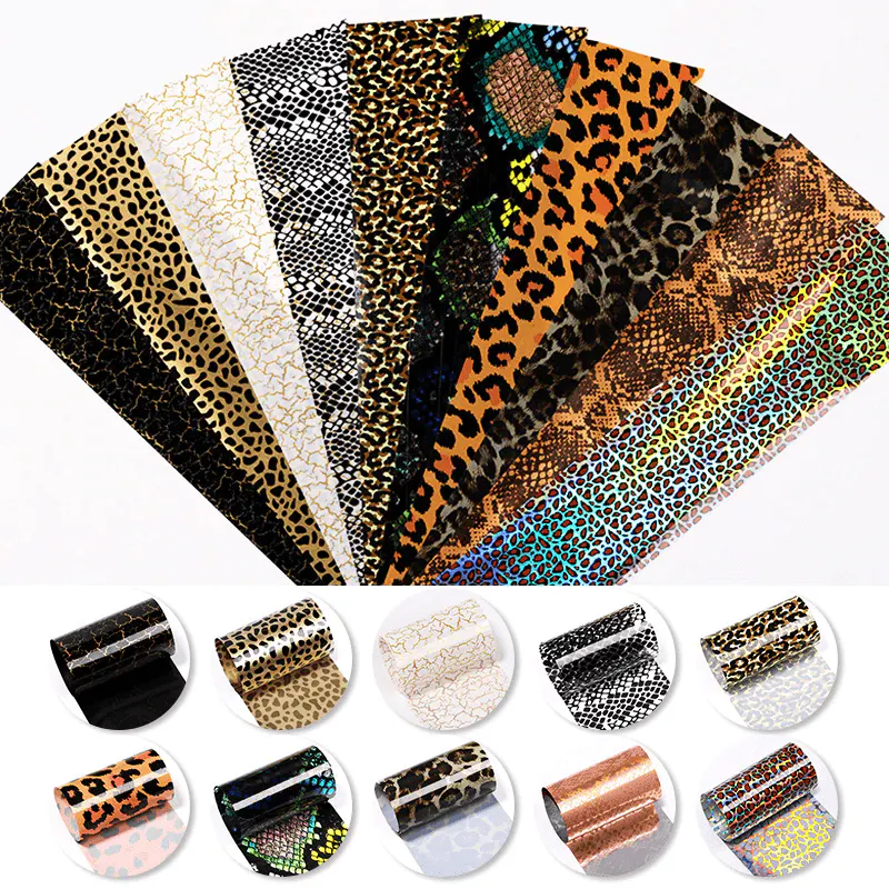 Set 10 folii de transfer 20x4cm. FT-KP32