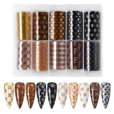 Set 10 folii de transfer 100x4cm. GC-239