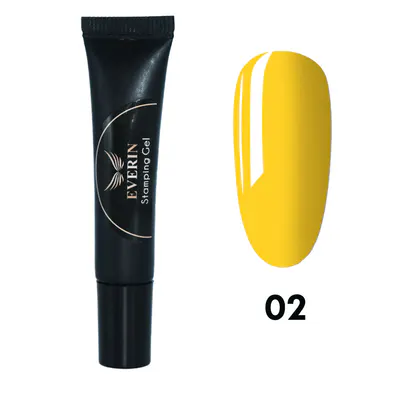 Gel pentru ștampilă la tub Everin - 02 Galben - SGE-01