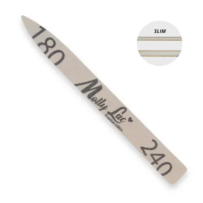 Pilă unghii slim Molly Lac 180/240 - Tip