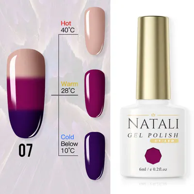 Ojă semipermanentă Natali THERMO - 07