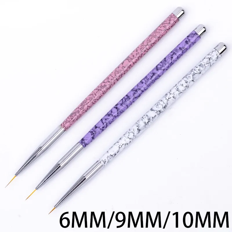 Set 3 pensule pictură mărimi diferite 6mm, 9mm, 10mm.
