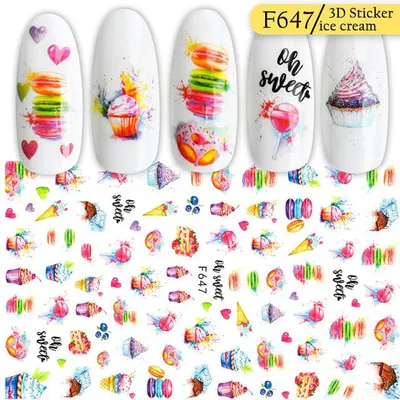 Sticker decor unghii F647