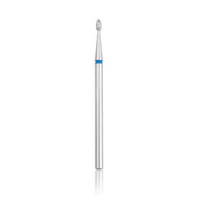 Capăt freza Diamant HEAD picătură, albastru, L- 3,5 mm, Ø1,6 mm