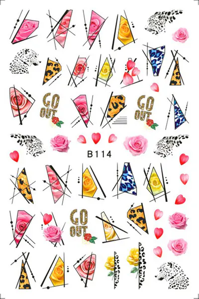 Sticker decor unghii B114 - B112
