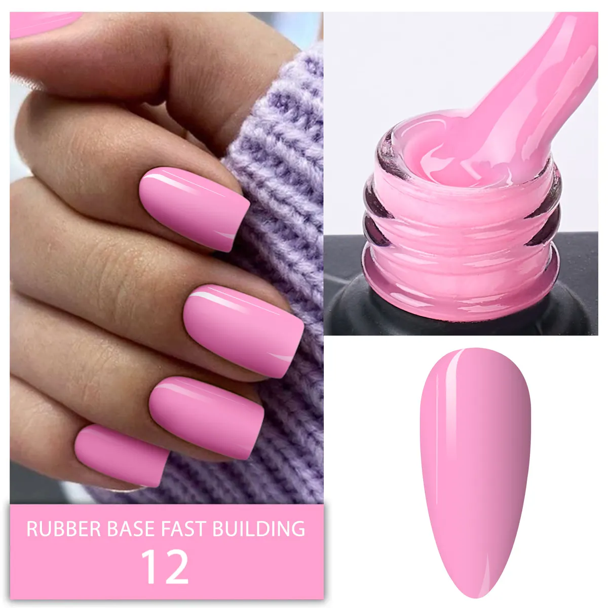 Bază Rubber Everin 15ml - Fast Building 12 - BRFB-02
