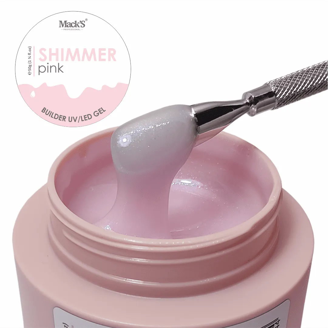Gel Construcție Shimmer Pink 50ml Macks - SHP15-MKS