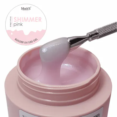 Gel Construcție Shimmer Pink 50ml Macks - SHP15-MKS