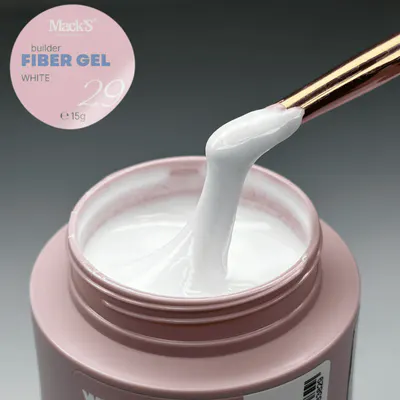 Gel Construcție Fiber White 15ml Macks - BC-MKS