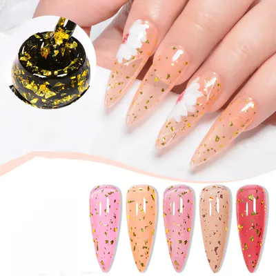 Top Coat Gold Diamond FSM 002 - Paiete Aurii - GD-001