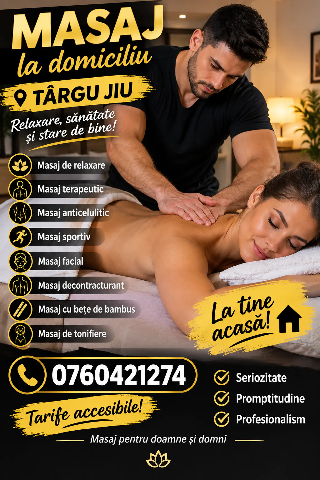 Masaj anticelulitic, antistres,tonifiere — Târgu Jiu, Gorj