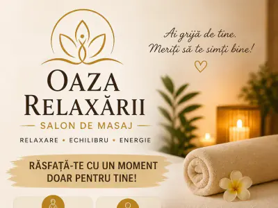 Masaj de relaxare în Deva · oaza relaxarii